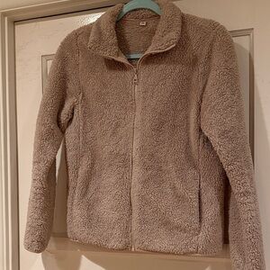 Cozy Tan Sherpa Jacket
